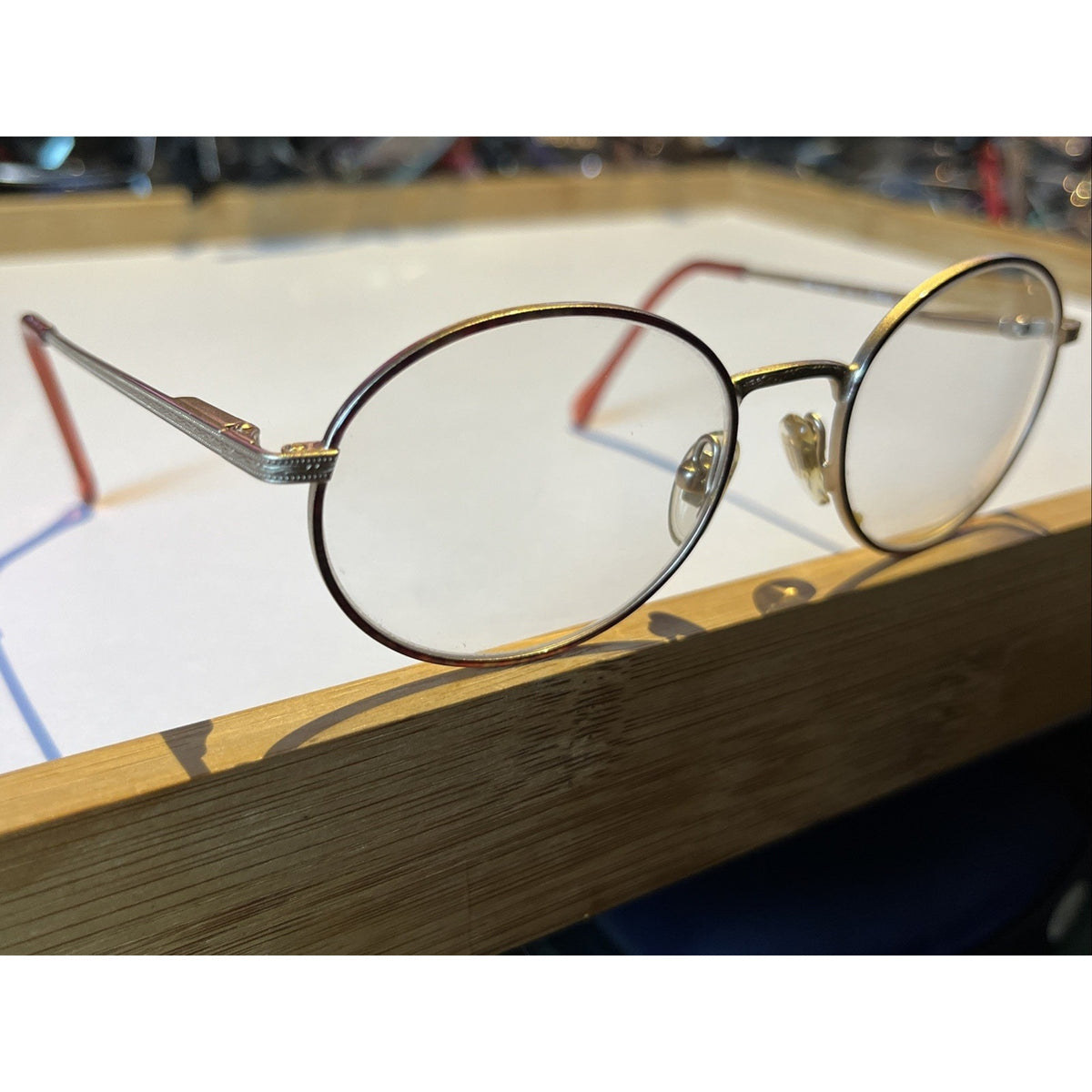 MARCHON Eyewear EYEGLASSES Disney 48-18-130 PINK Paisley Metal Frames Only