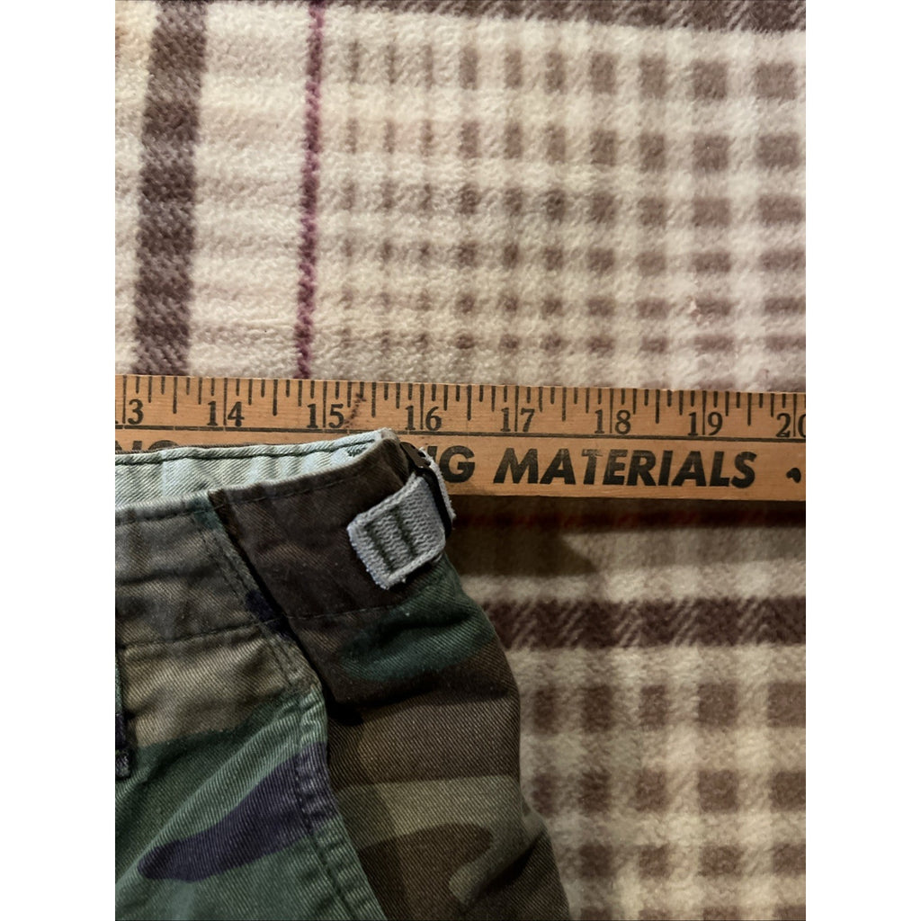 Vintage Woodland BDU CAMO Combat Military Fatigue Pants Men’s 32x32 Camoflauge