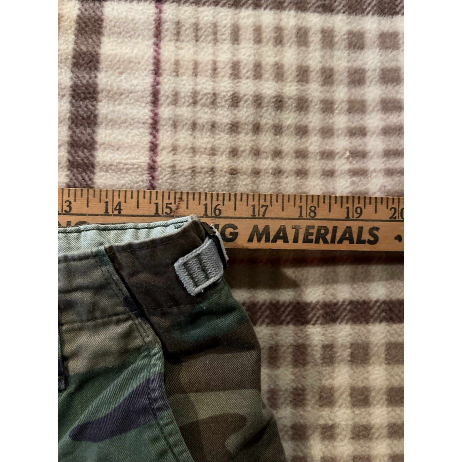 Vintage Woodland BDU CAMO Combat Military Fatigue Pants Men’s 32x32 Camoflauge