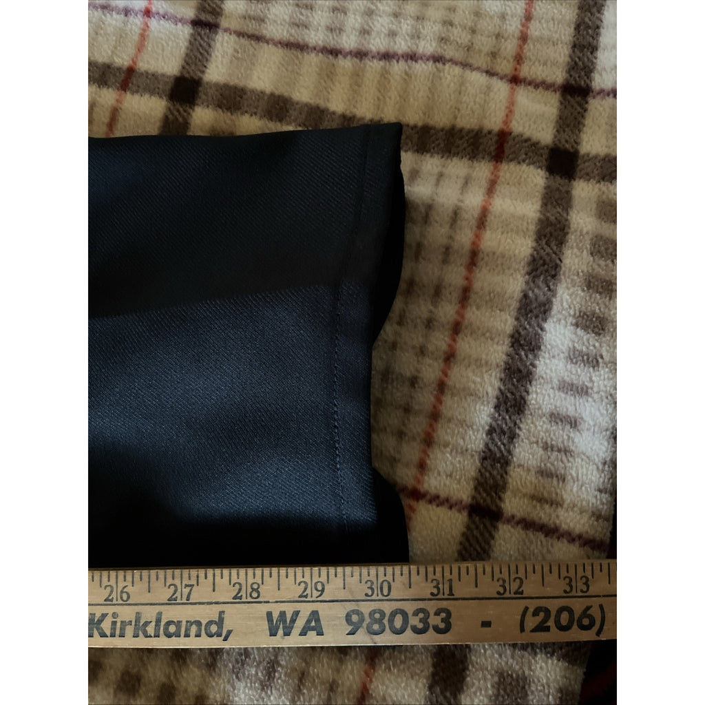 Vintage Wrangler Mens 38x30 Pants USA union Workwear Sanforized Polyester Black