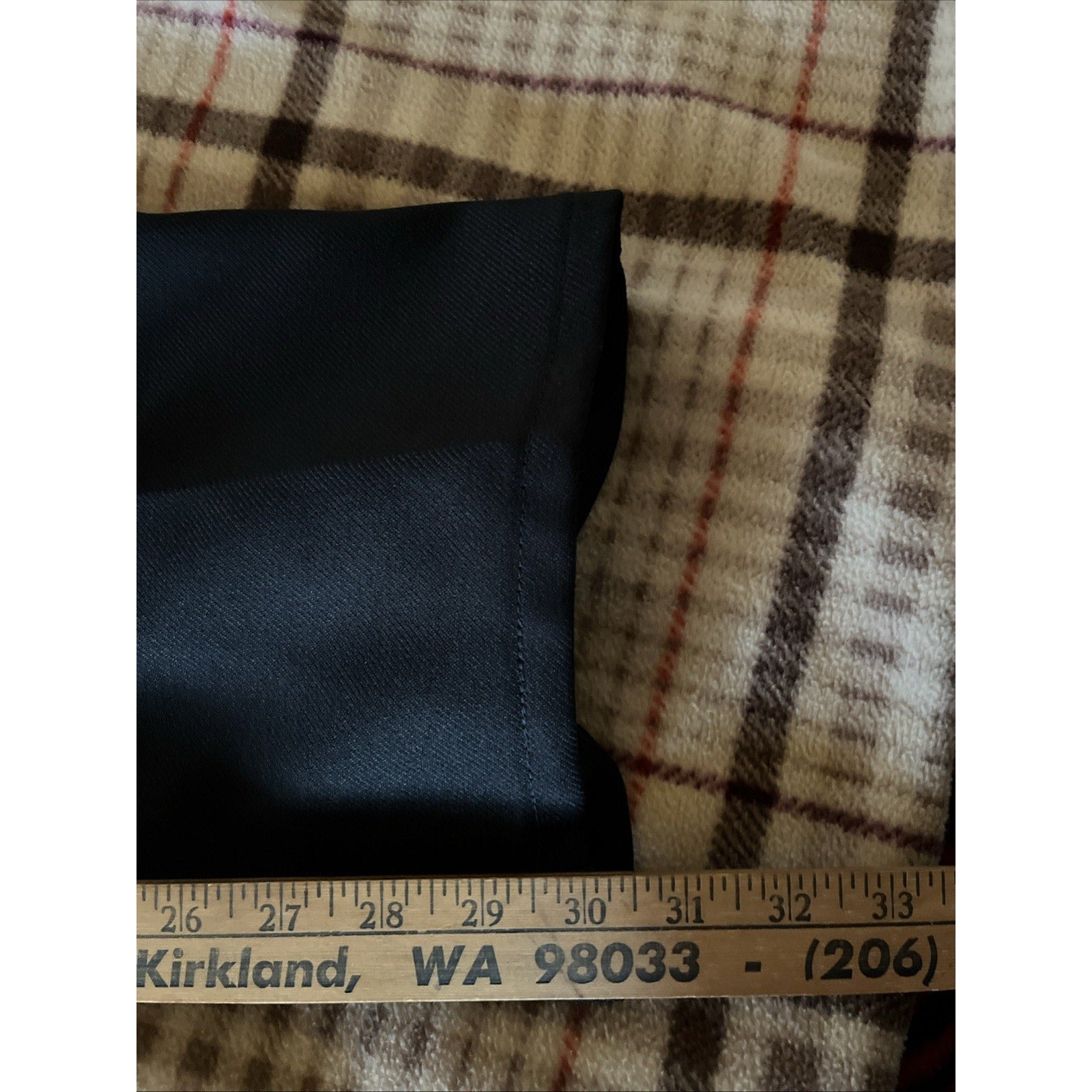 Vintage Wrangler Mens 38x30 Pants USA union Workwear Sanforized Polyester Black