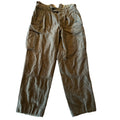 POST WW II GERMAN BUNDESWEHR WINTER WOOL GREEN PANTS SPORTRA ARNSTORF 34x30 VTG