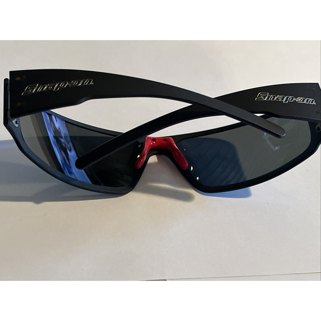 Snap On Tools Sunglasses Aluminum Frame Polarized Charcoal Gray Made In USA