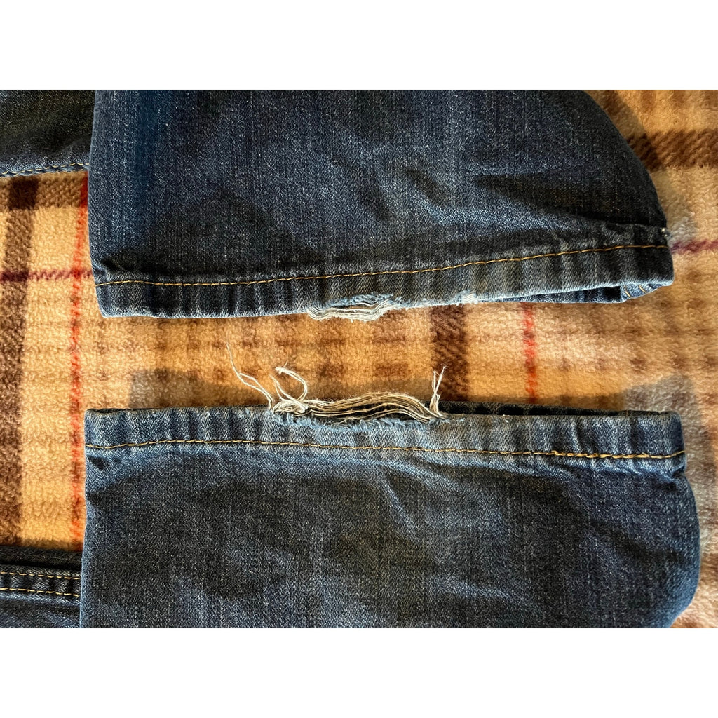 Levi's 514 Jeans Men's 38x32 Blue Denim Y2K Western Outdoor Cotton Travel EUC
