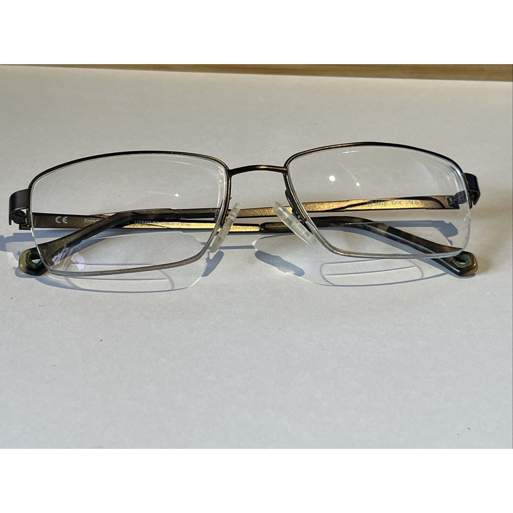 Ermenegildo Zegna Eyewear Eyeglasses VZ 3361 0SLS 55-17-140 Metal Frames Only
