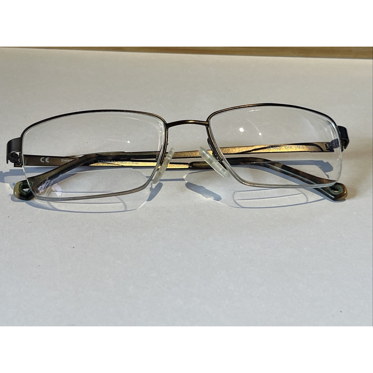 Ermenegildo Zegna Eyewear Eyeglasses VZ 3361 0SLS 55-17-140 Metal Frames Only
