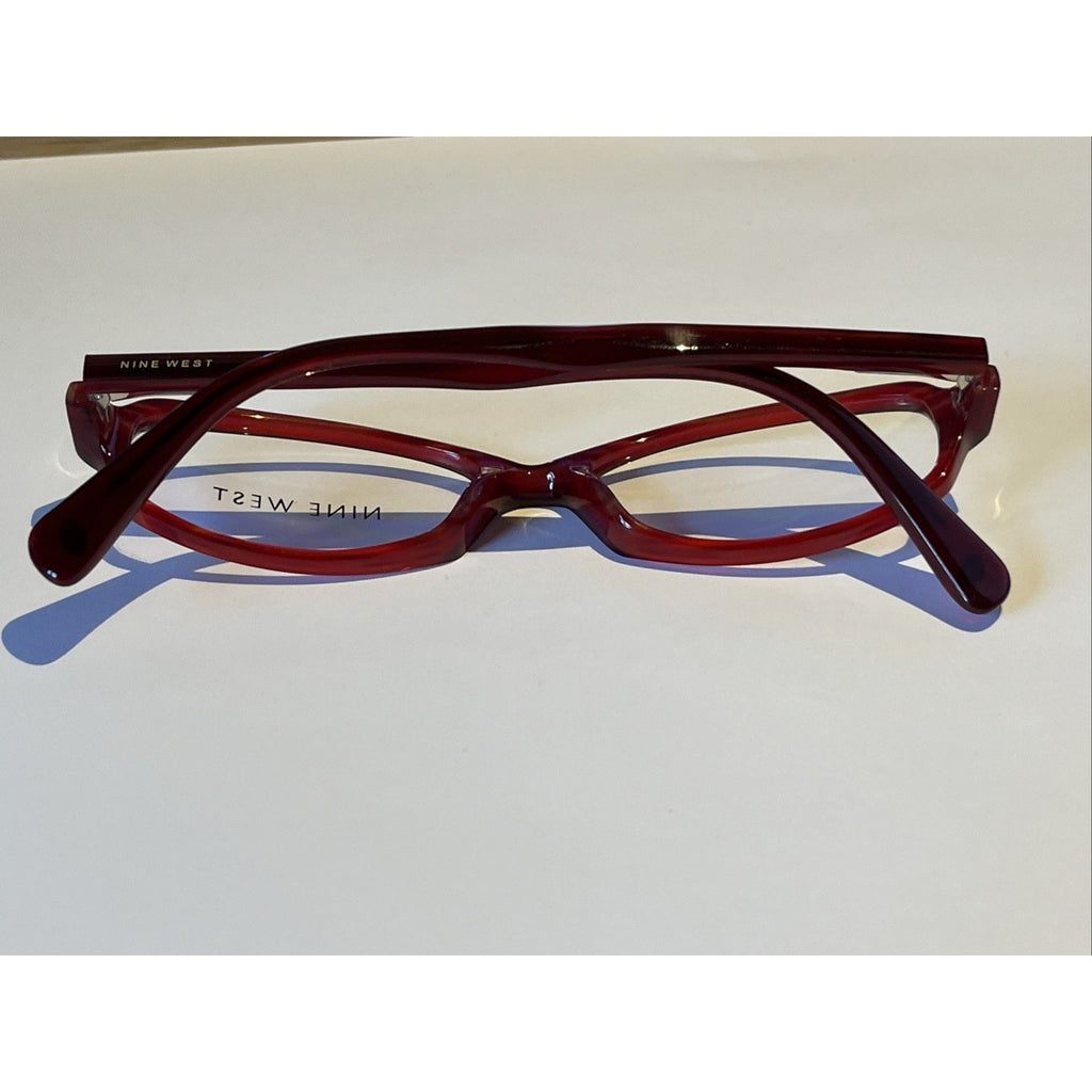 Nine West 375 EY7 Eyeglasses Women's Red Tort Plastic Full Rim 49-15-130 Frames