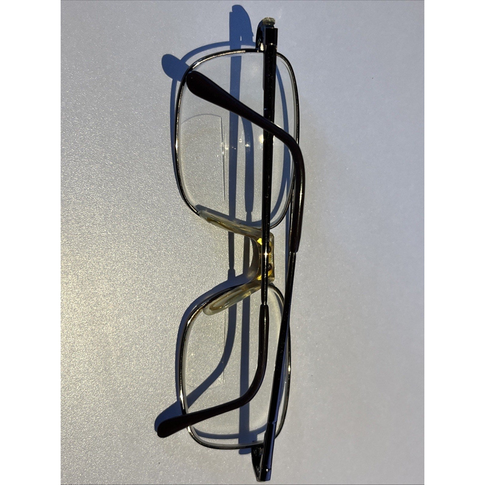 Priority Eyeglasses BEACON C2 56-17-145 Brown Silver Metal Full Rim Frames Only