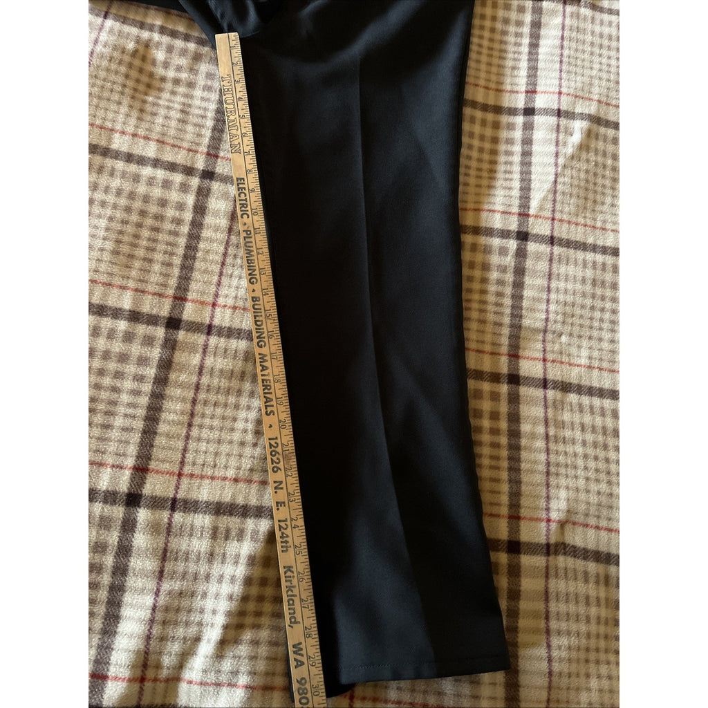 Vintage Wrangler Mens 38x30 Pants USA union Workwear Sanforized Polyester Black