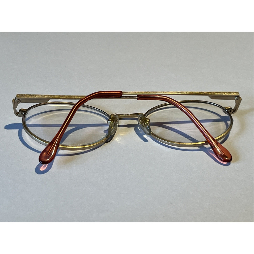 MARCHON Eyewear EYEGLASSES Disney 48-18-130 PINK Paisley Metal Frames Only