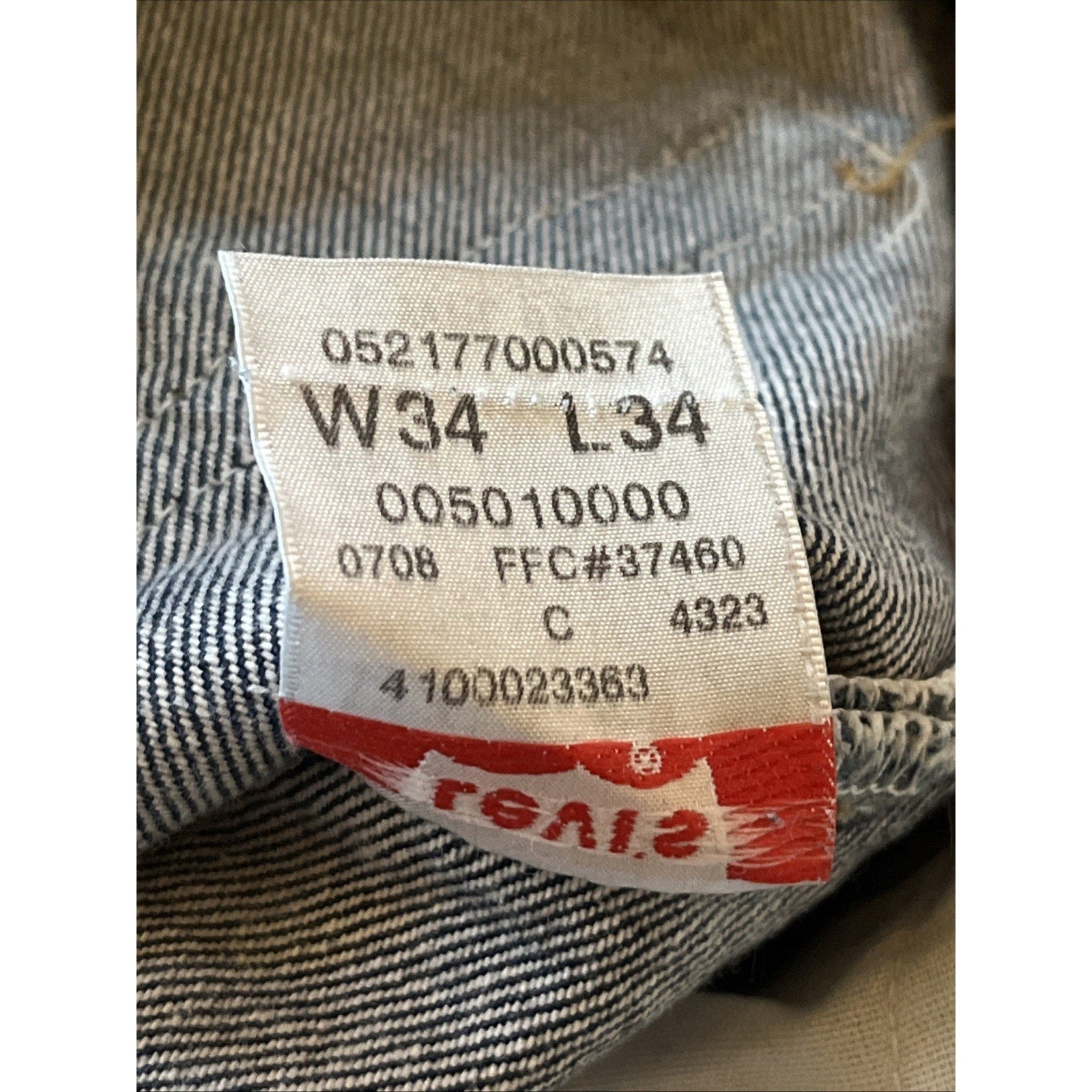 Vtg Levis 501xx Jeans Blue Denim Button Fly Medium Wash Y2K 2000s Mens 32x31