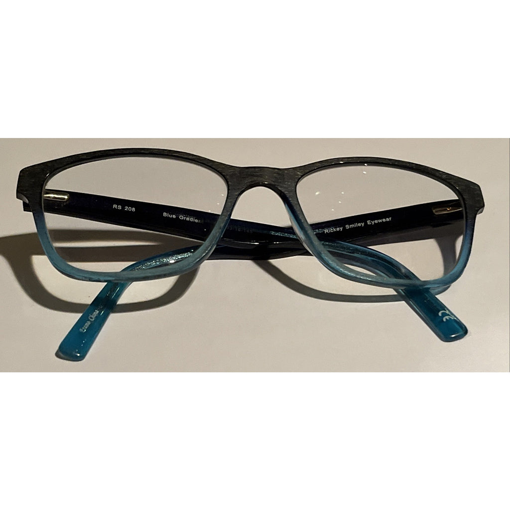 Rickey Smiley Eyewear Glasses Women RS 208 Blue Gradient 53-18-145