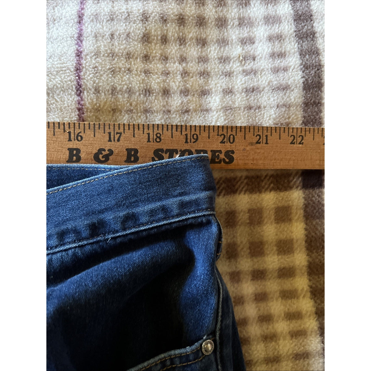 Façonnable Jeans Mens Size 40 R Blue Denim Modele F40 Straight Leg Stretch 40x32