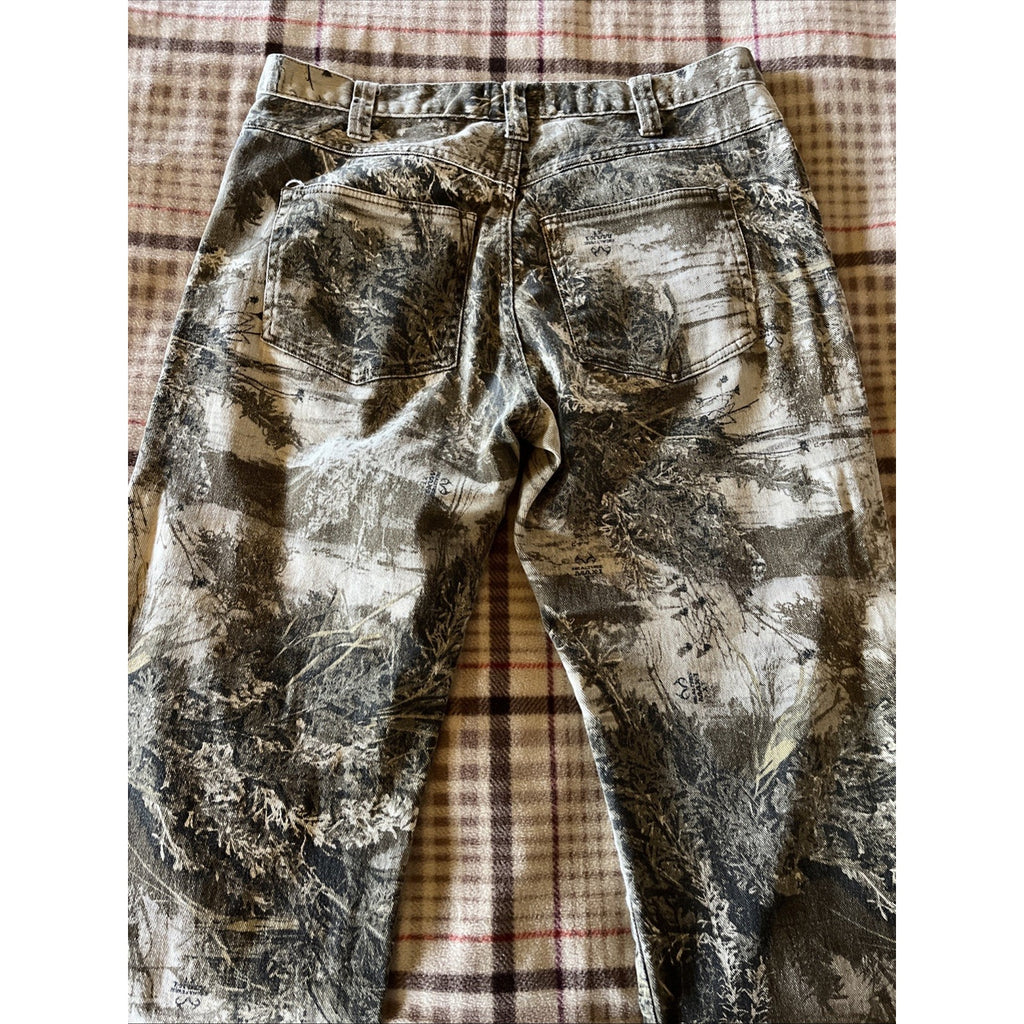 Vintage Realtree Camo Pants Denim Men’s 36x30 Hunting Hiking Cotton Spandex