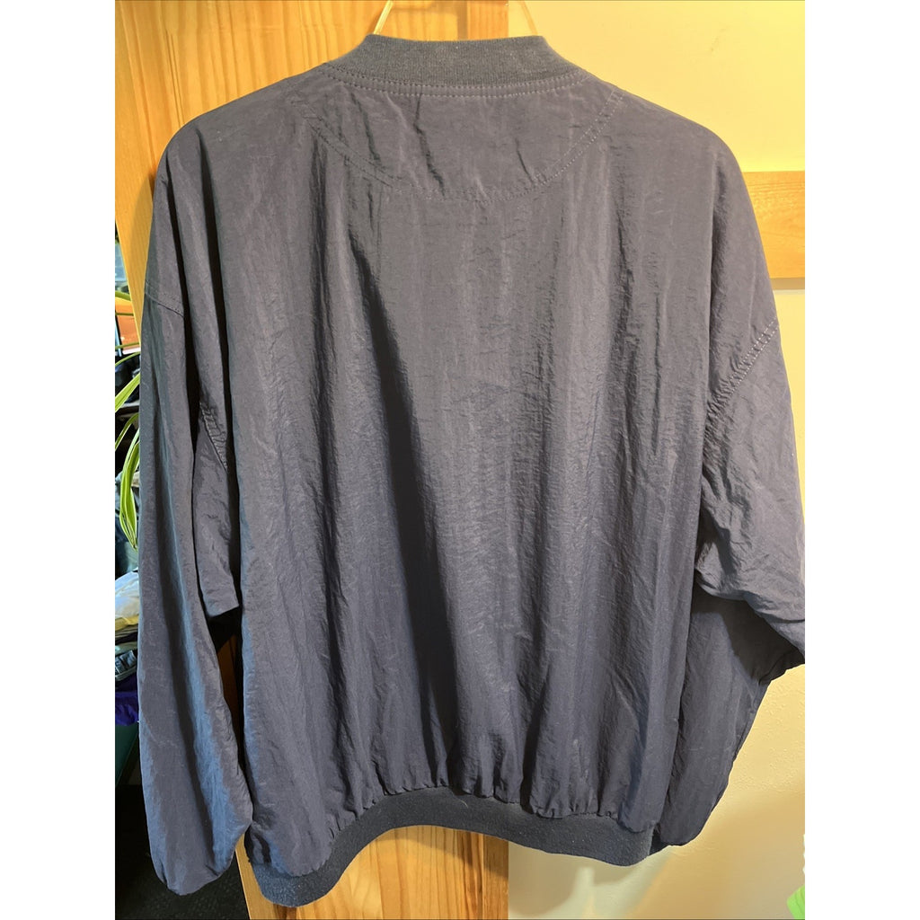 Vintage Munsingwear Celebrate 2000 L Navy Sweatshirt Pullover Golf Windbreaker