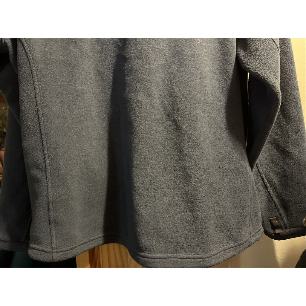 The North Face Men’s XL Blue Long Sleeve Full Zip Polyester Fleece Jacket Travel