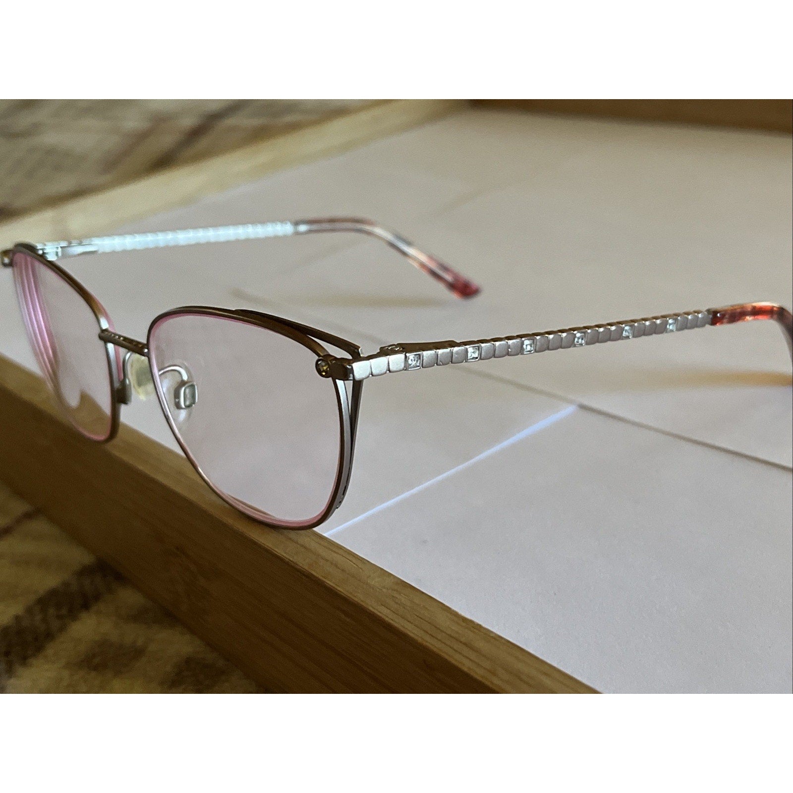 Bebe BB4182 770 Rose Gold Eyeglasses Frames Womens 53-17-140
