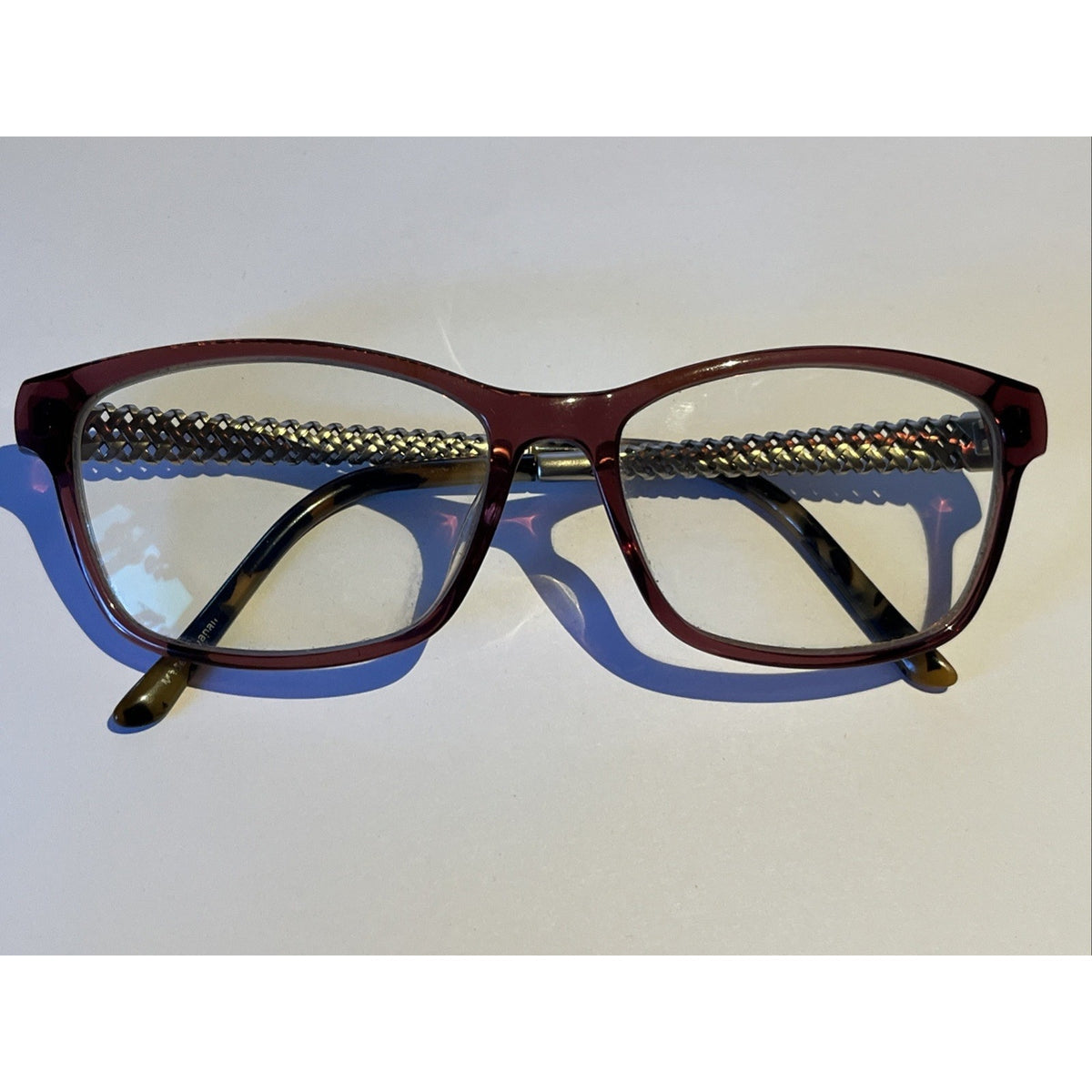 PRODESIGN DENMARK 5637 c.3735 Plum EYEGLASSES 53-15-140 B41mm Japan Frames Only