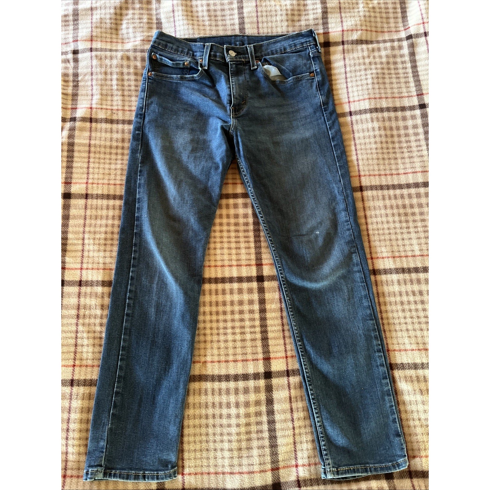 Levi's 502 jeans 32x29 men’s slim fit Blue Cotton denim Outdoor Travel Straight