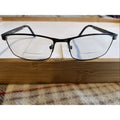 TIMEX EYEWEAR L056 Silver BLACK 56-17-145 FLEX HINGE EYEGLASSES TD82