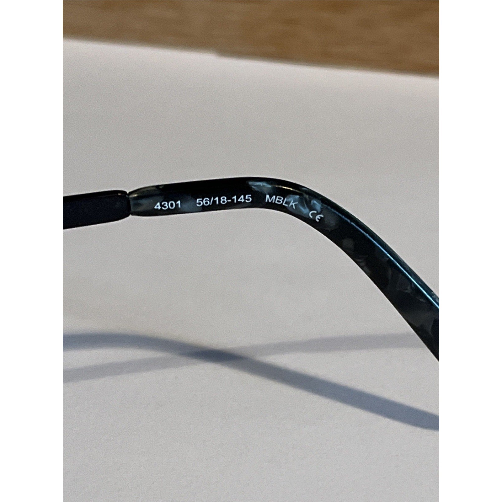 Helium 4301 Eyeglasses Matte Black Rectangular Metal Frames 56-18-145 MBLK