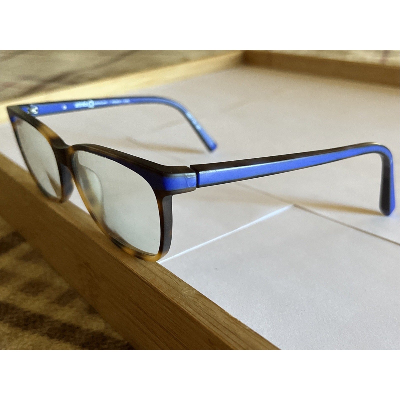Etnia Barcelona Eyeglasses Carpi BLBL 53-15-135 Blue Brown Tortoise Spain Made