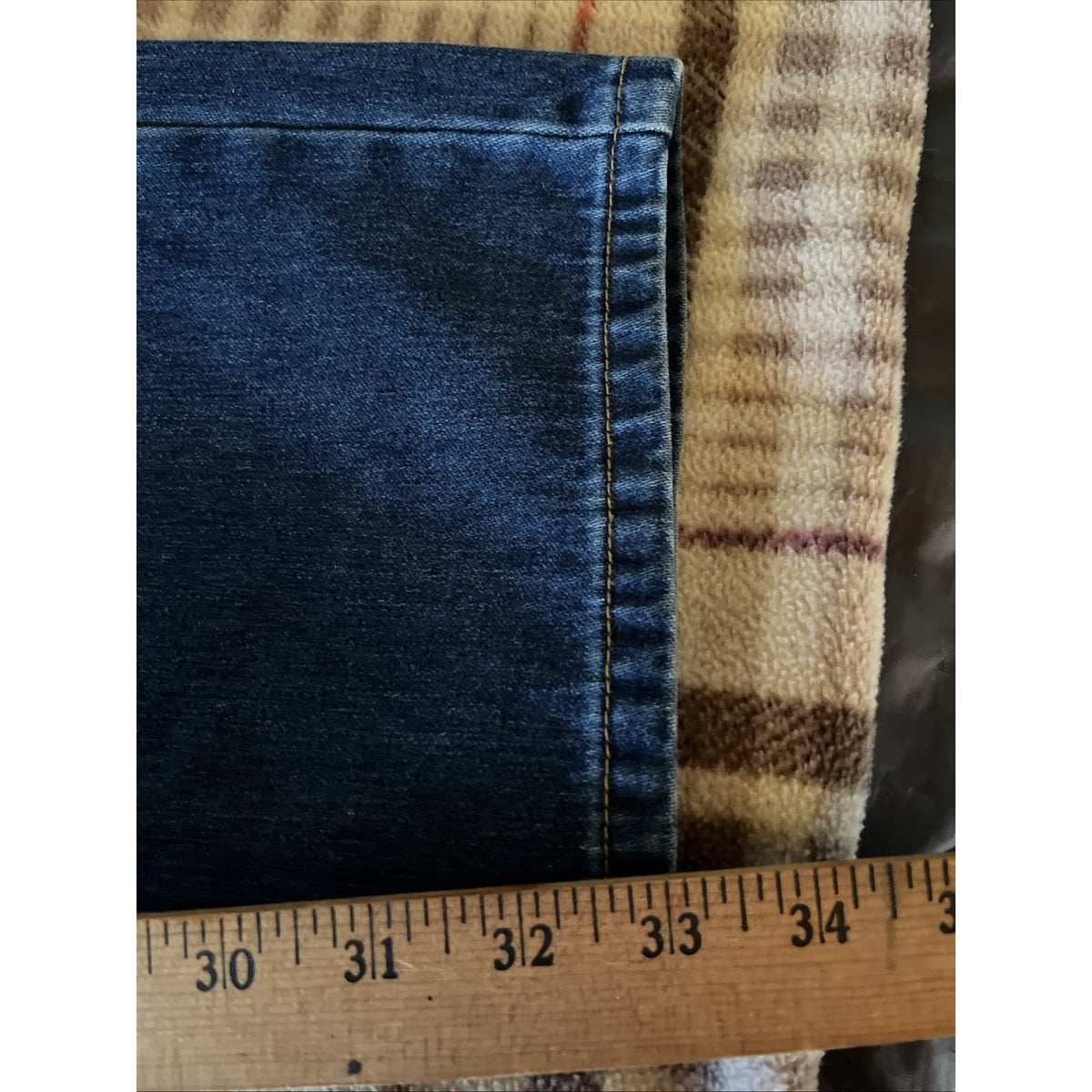 Façonnable Jeans Mens Size 40 R Blue Denim Modele F40 Straight Leg Stretch 40x32