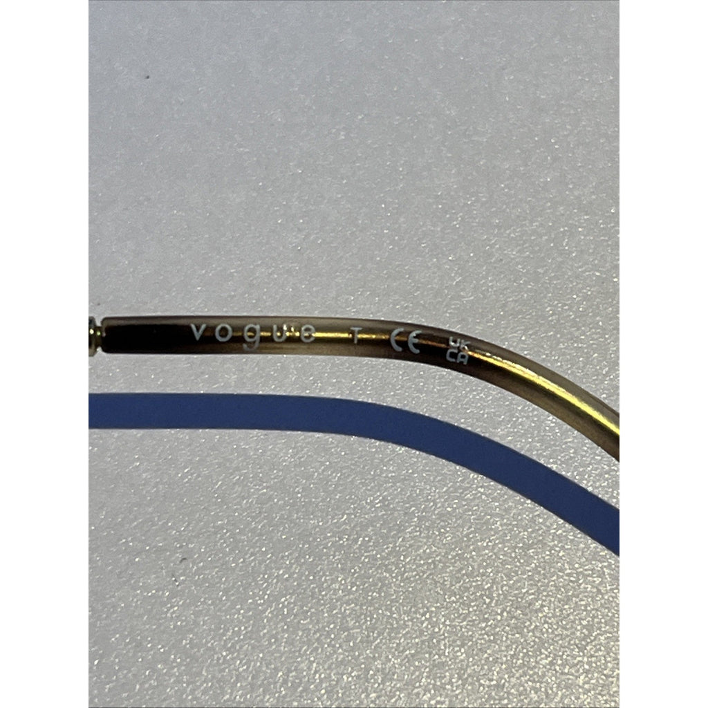 Vogue Eyewear Eyeglasses, VO 4274 5078 53-17-135 Silver Metal Square Frames Only