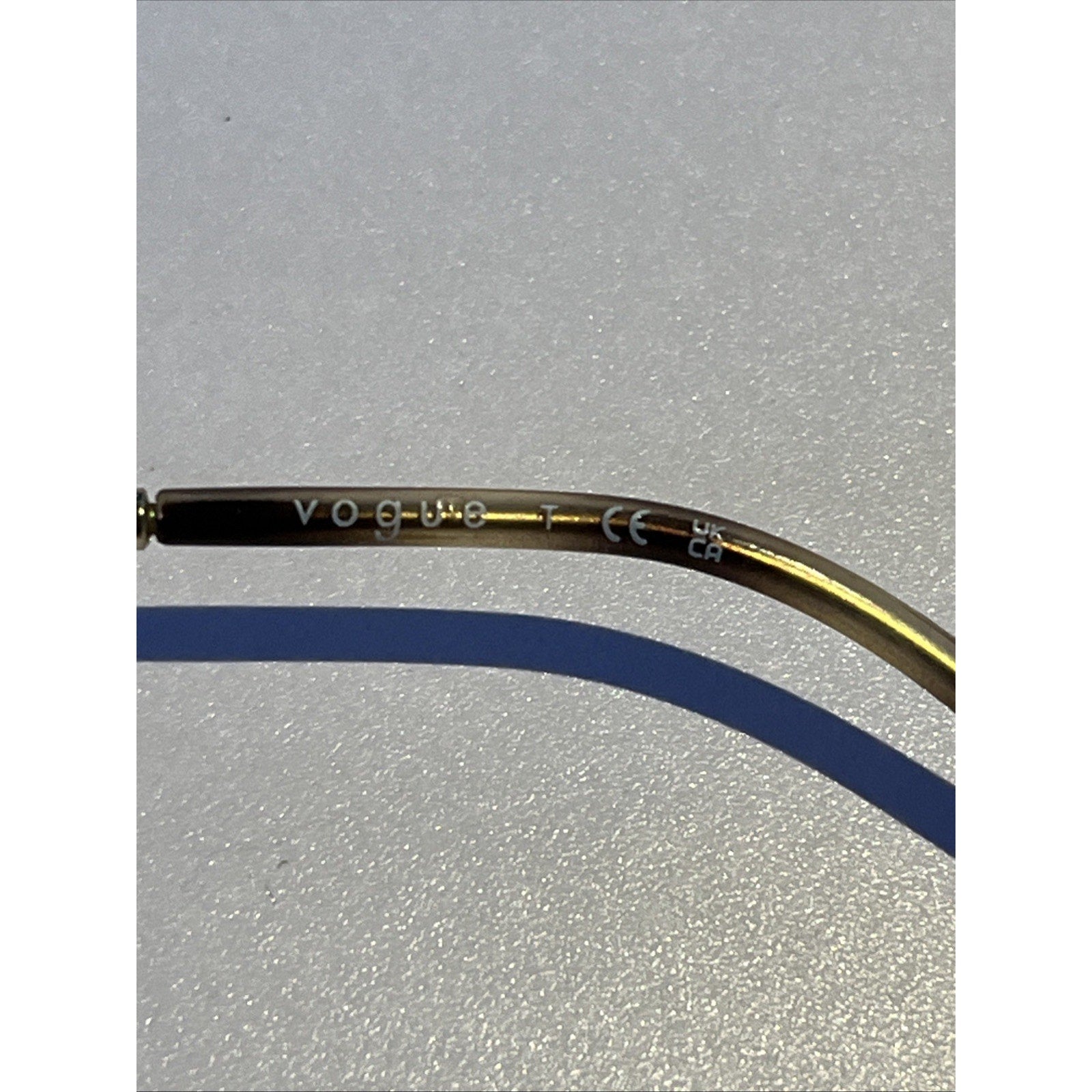 Vogue Eyewear Eyeglasses, VO 4274 5078 53-17-135 Silver Metal Square Frames Only