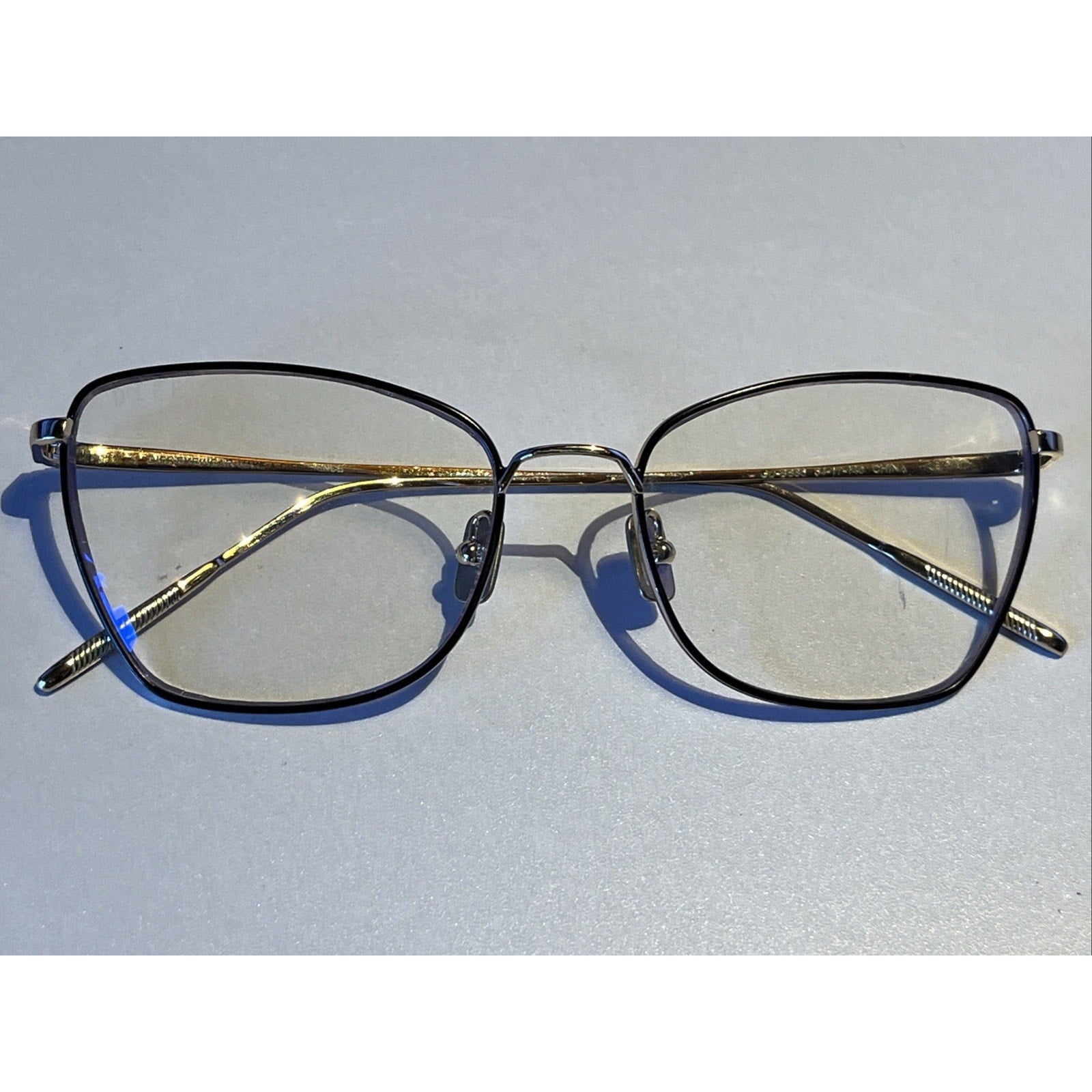 DIFF Eyewear Metal Eyeglasses Silver SV BB86 SZ 54-17-140 Clear Lens Frames Only