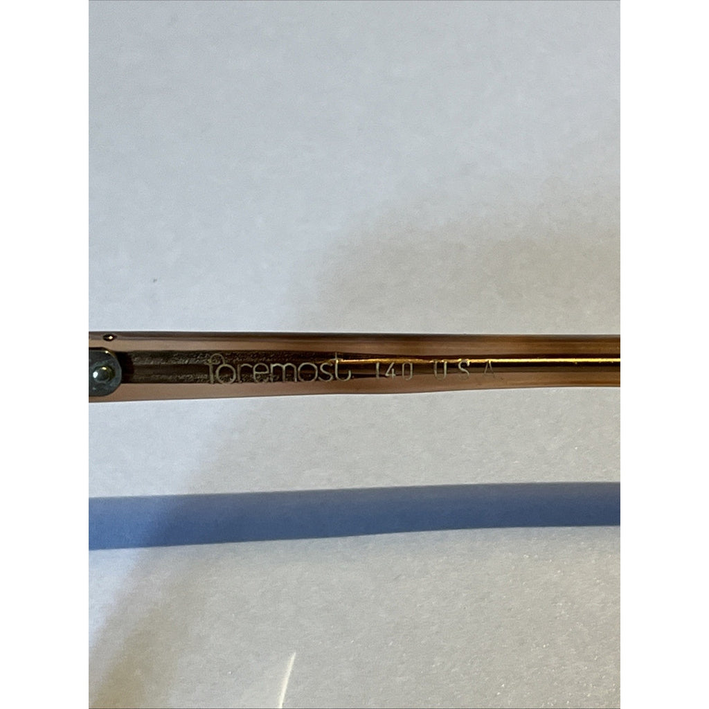 Vintage Foremost Eyeglasses 55-15-140 Made in USA Brown Tortoise Frames Only