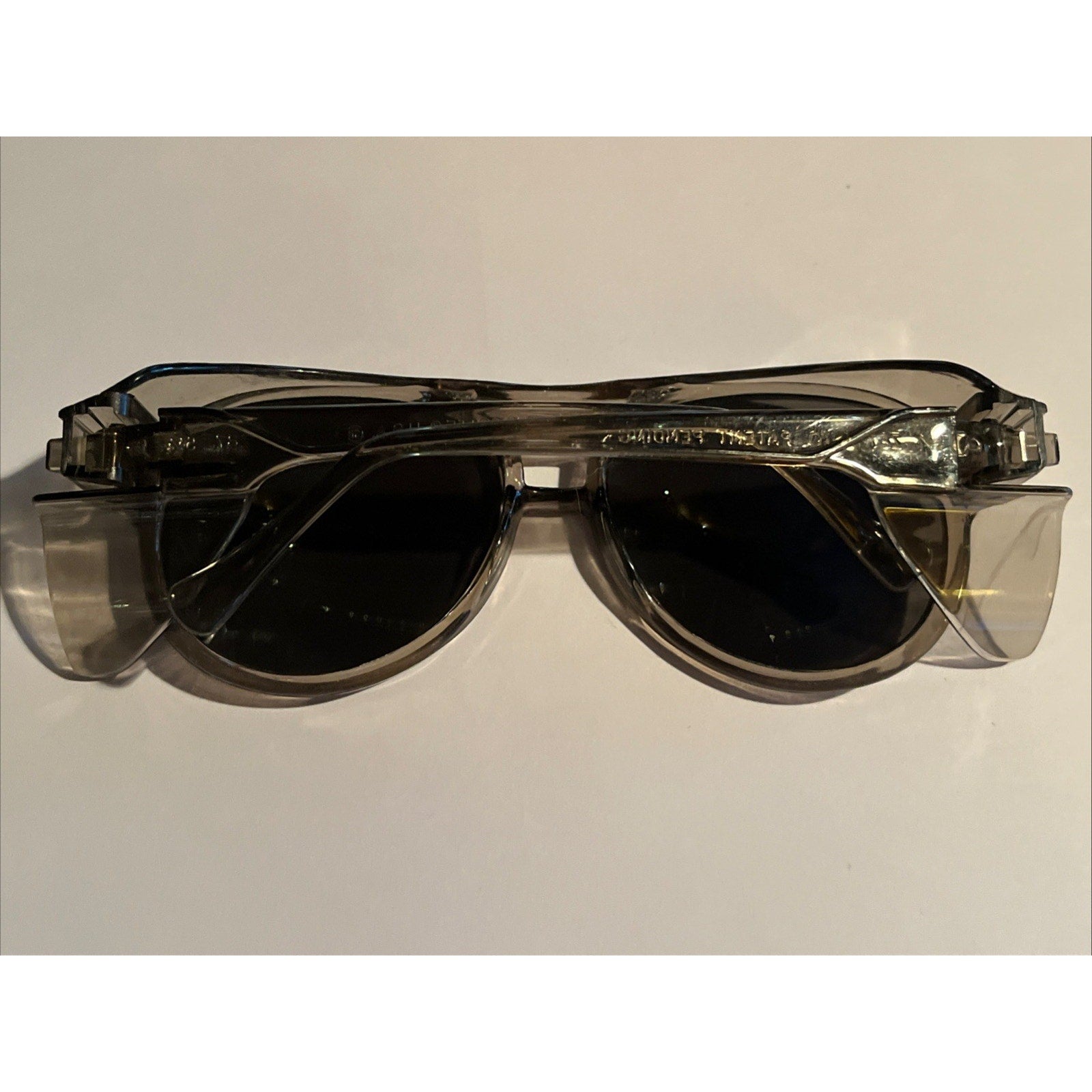 Aerosite Z87 Gray 5 3/4 Safety Glasses Side Shields Vintage Made In USA