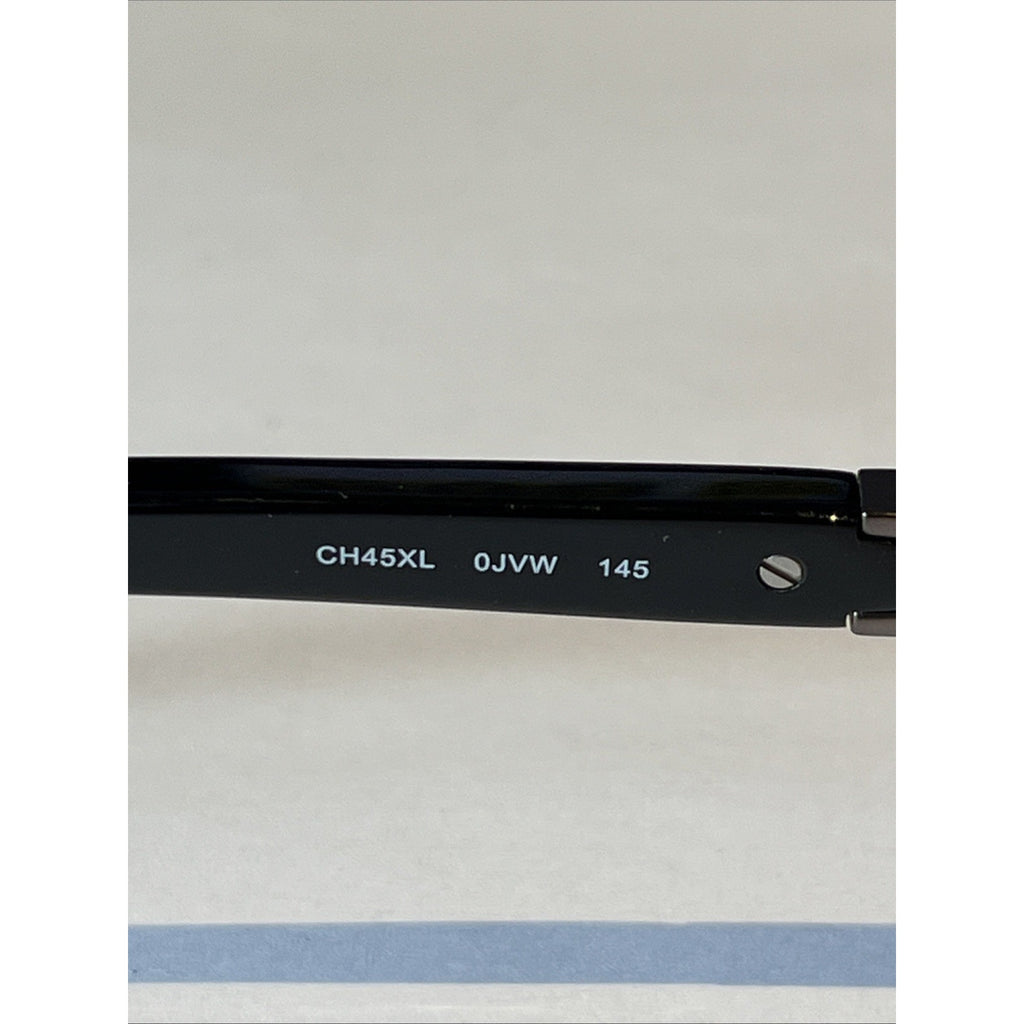 CHESTERFIELD CH 45XL 0JVW BLACK GUNMETAL AUTHENTIC EYEGLASSES 56-18-145 Half Rim