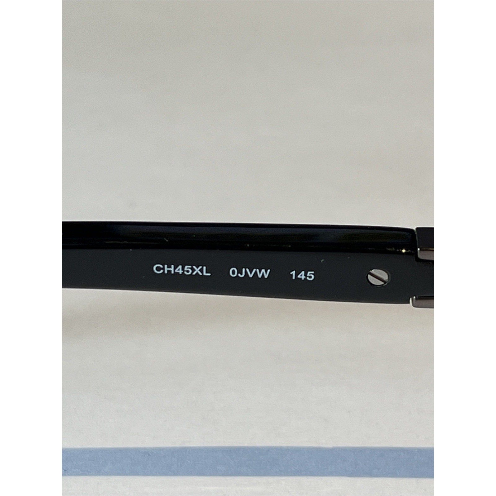 CHESTERFIELD CH 45XL 0JVW BLACK GUNMETAL AUTHENTIC EYEGLASSES 56-18-145 Half Rim