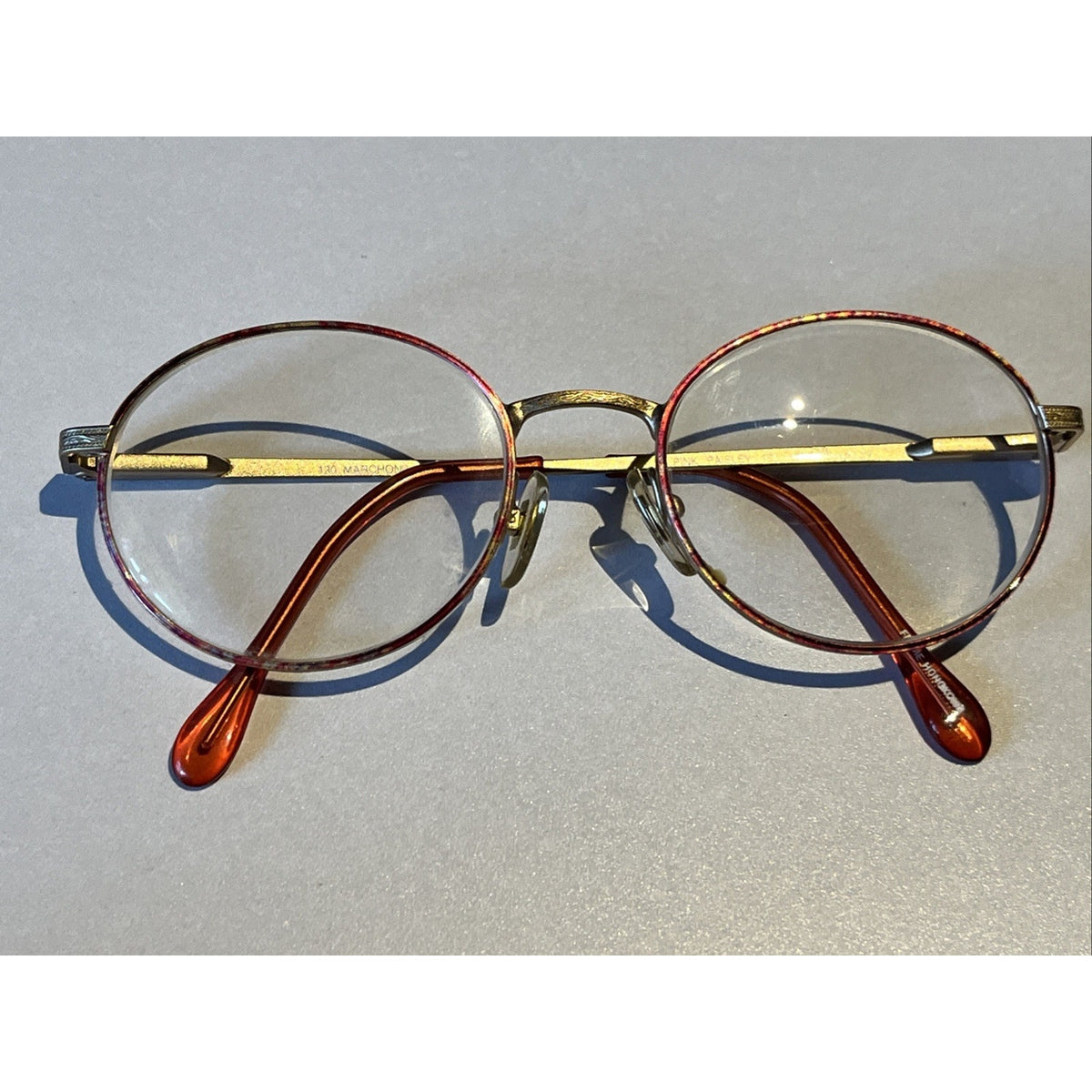 MARCHON Eyewear EYEGLASSES Disney 48-18-130 PINK Paisley Metal Frames Only