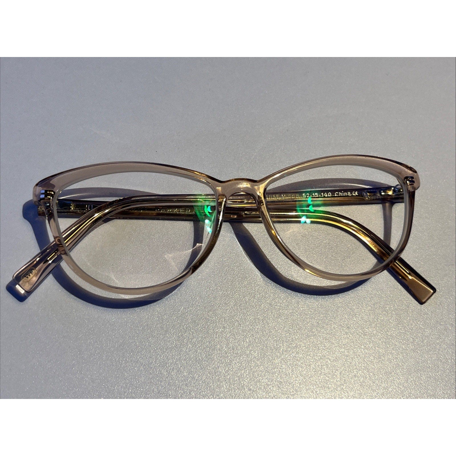 Warby Parker Louise M 668 Eyeglasses Womens Pink Full Rim 52-15-140 Frames Only