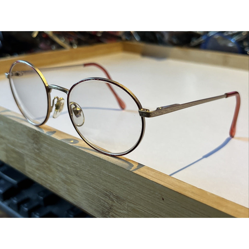 MARCHON Eyewear EYEGLASSES Disney 48-18-130 PINK Paisley Metal Frames Only