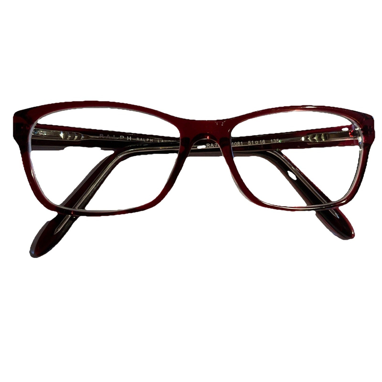 Ralph Lauren Eyeglasses Frames RA 7039 1081 51-16-135 Plastic Red
