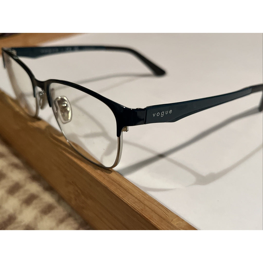 Vogue Eyewear VO 3940 5068 Teal Silver Cat Eye Glasses Frames 52-16-140 Womens