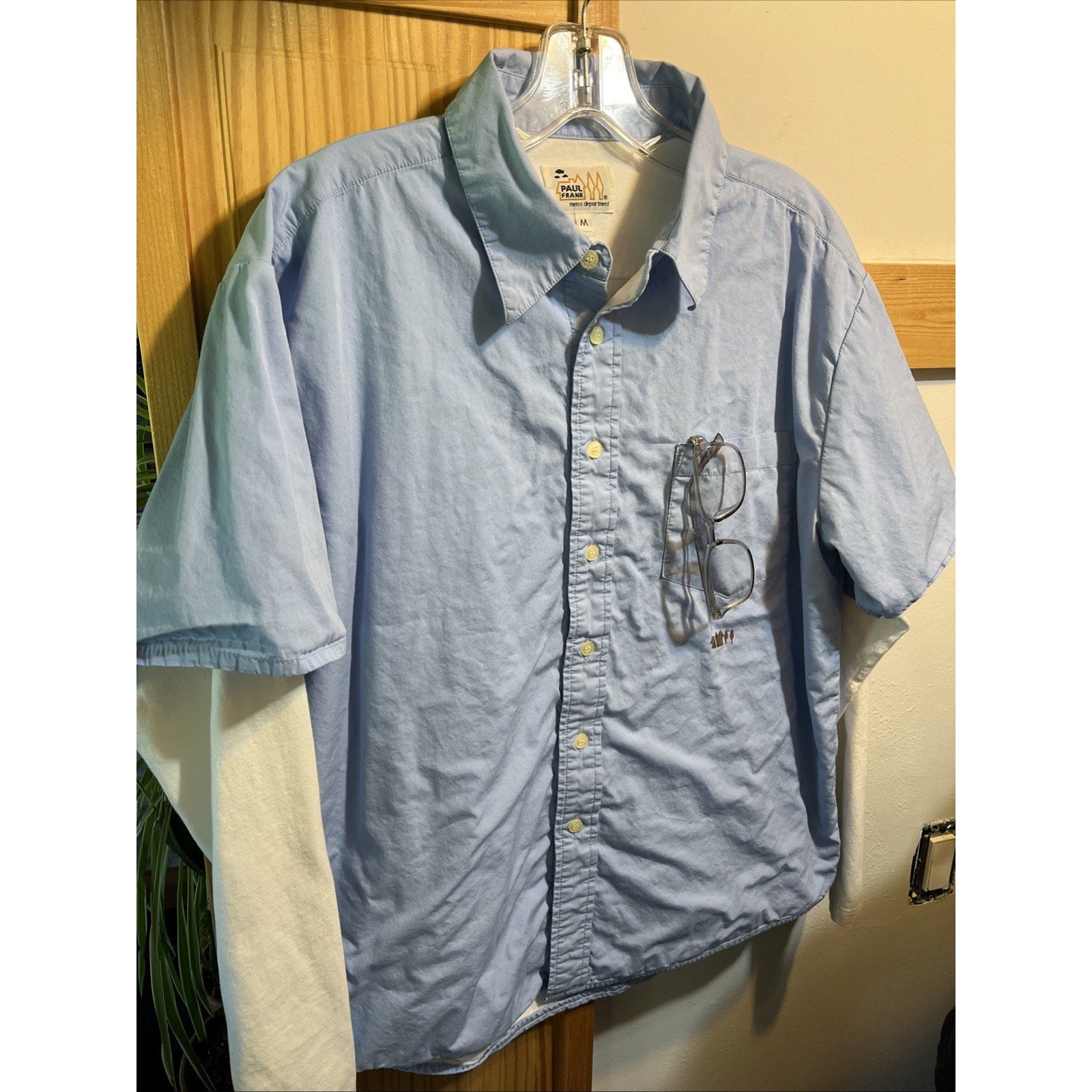 Vintage Paul Frank Men’s M Button Up Shirt Long Sleeve Button Up