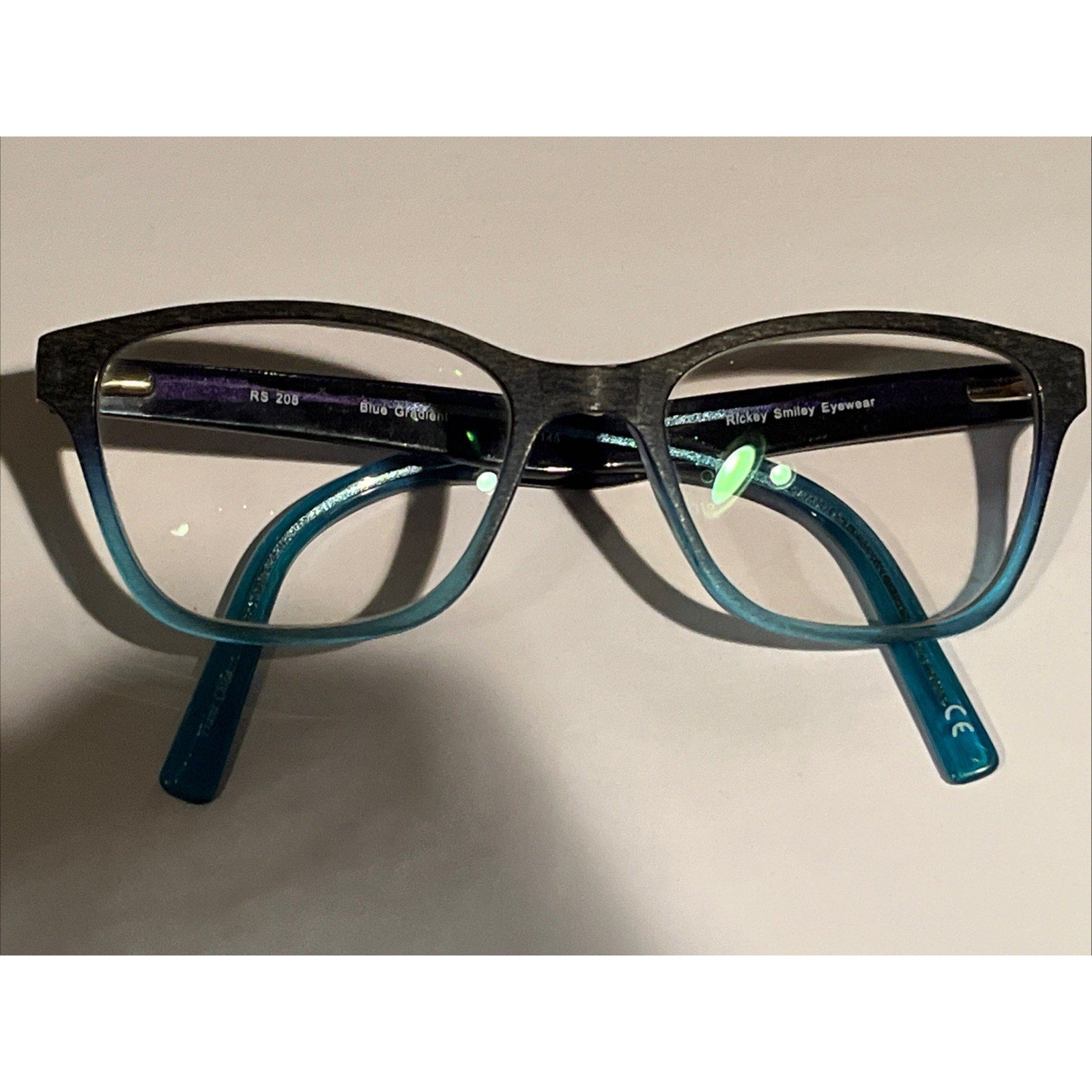 Rickey Smiley Eyewear Glasses Women RS 208 Blue Gradient 53-18-145