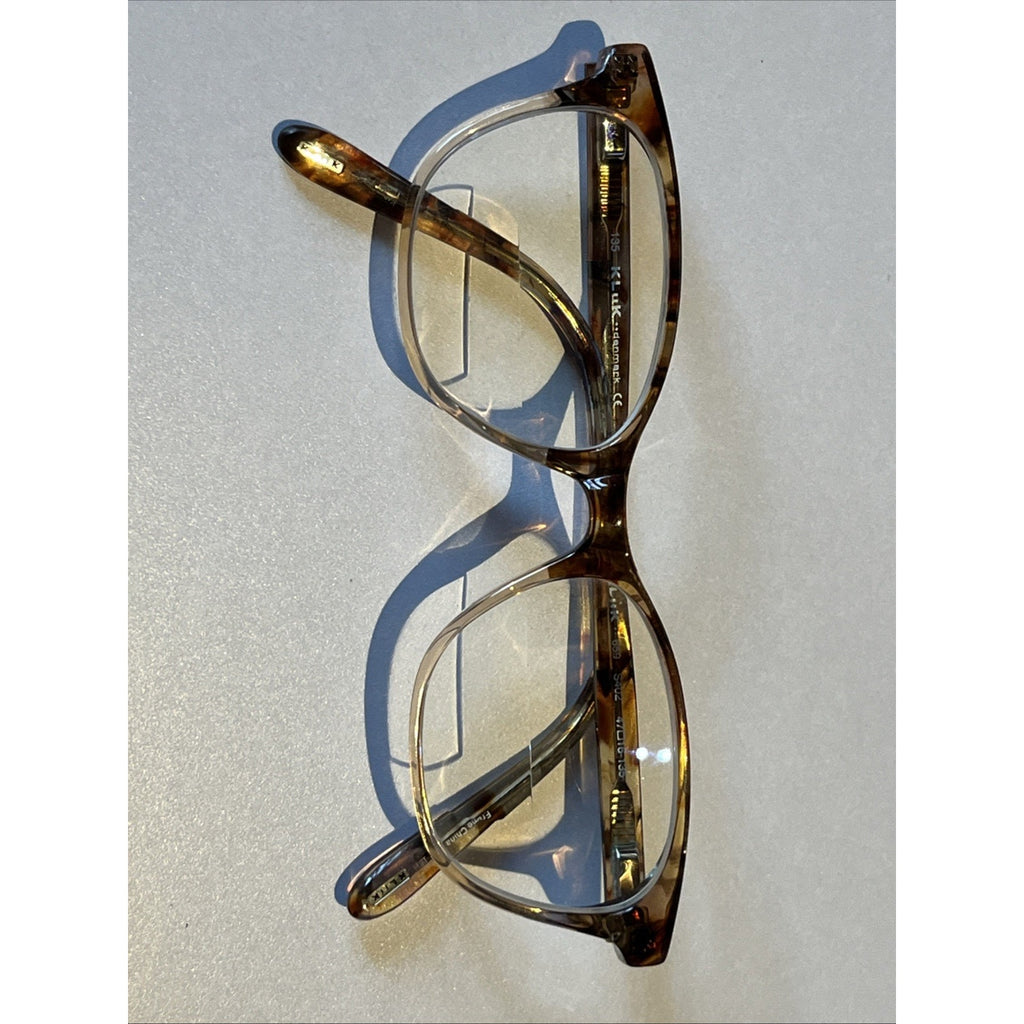 KLiiK Eyewear Eyeglasses 659 47-16-135 Brown Tortoise Denmark Frames Only