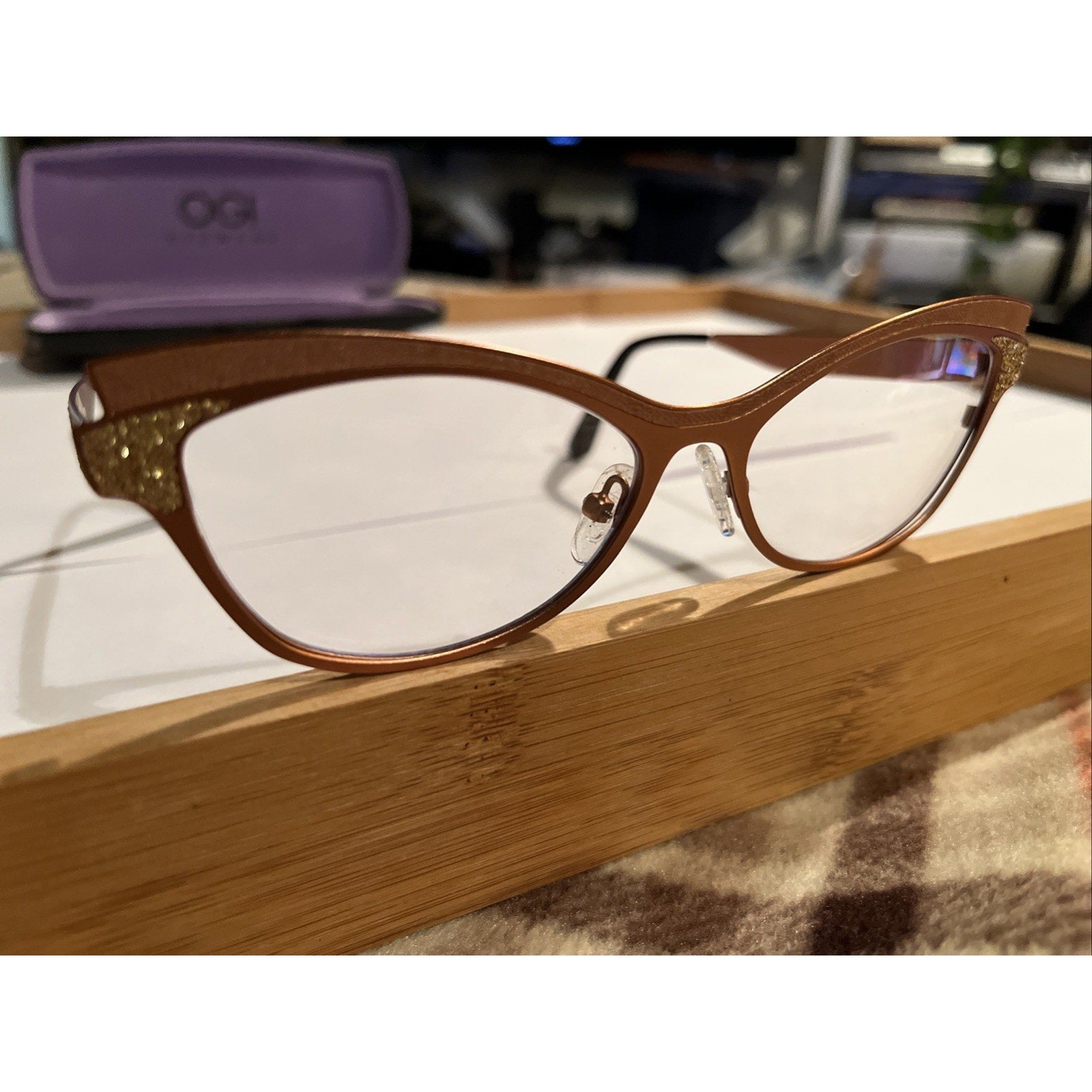 OGI 4308/1636 Bronze Black EYEGLASSES GLASSES 53-17-145 B36mm Frames Metal