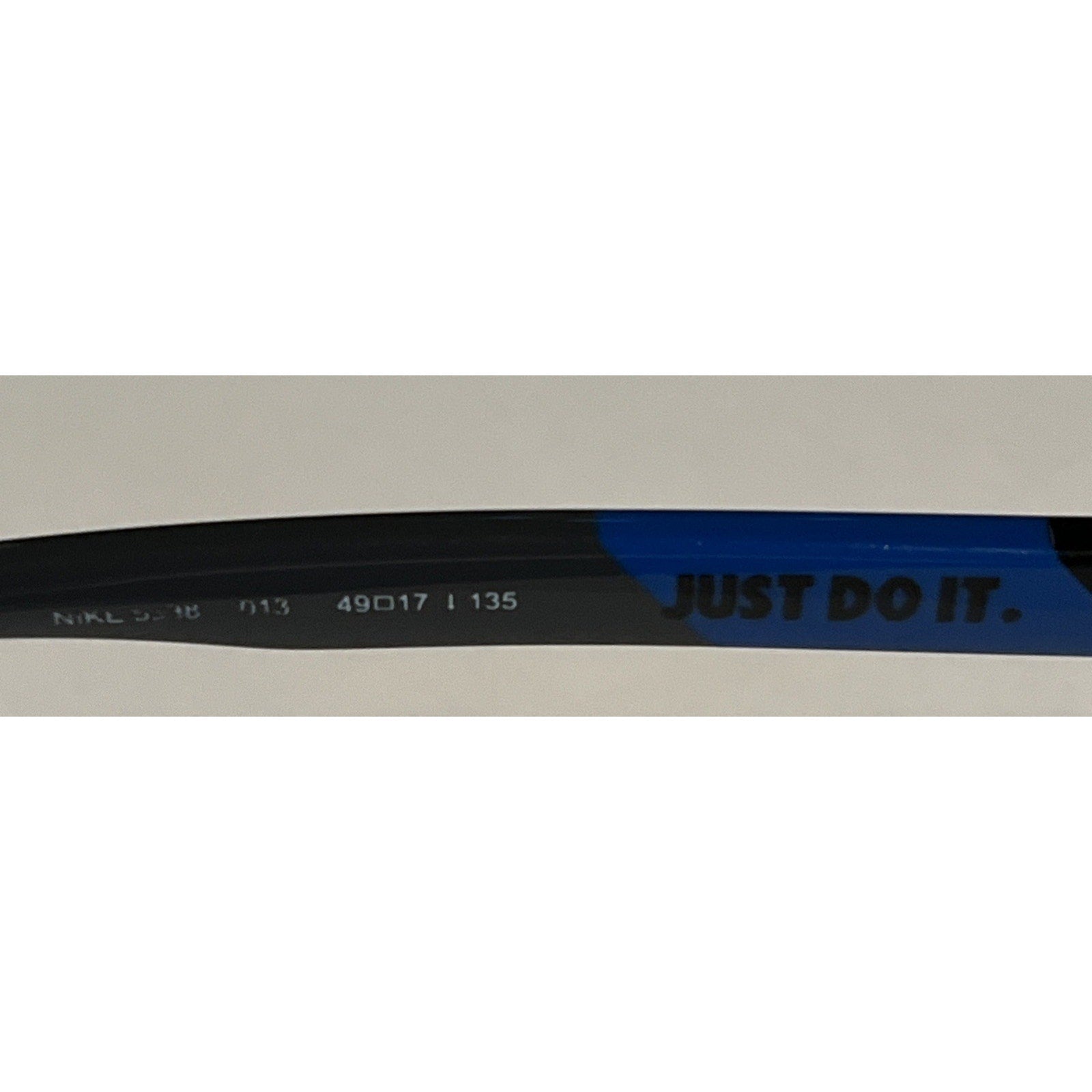 Nike 5538 403 Eyeglasses Frames Blue Black Rectangular 49-17-135 Optical