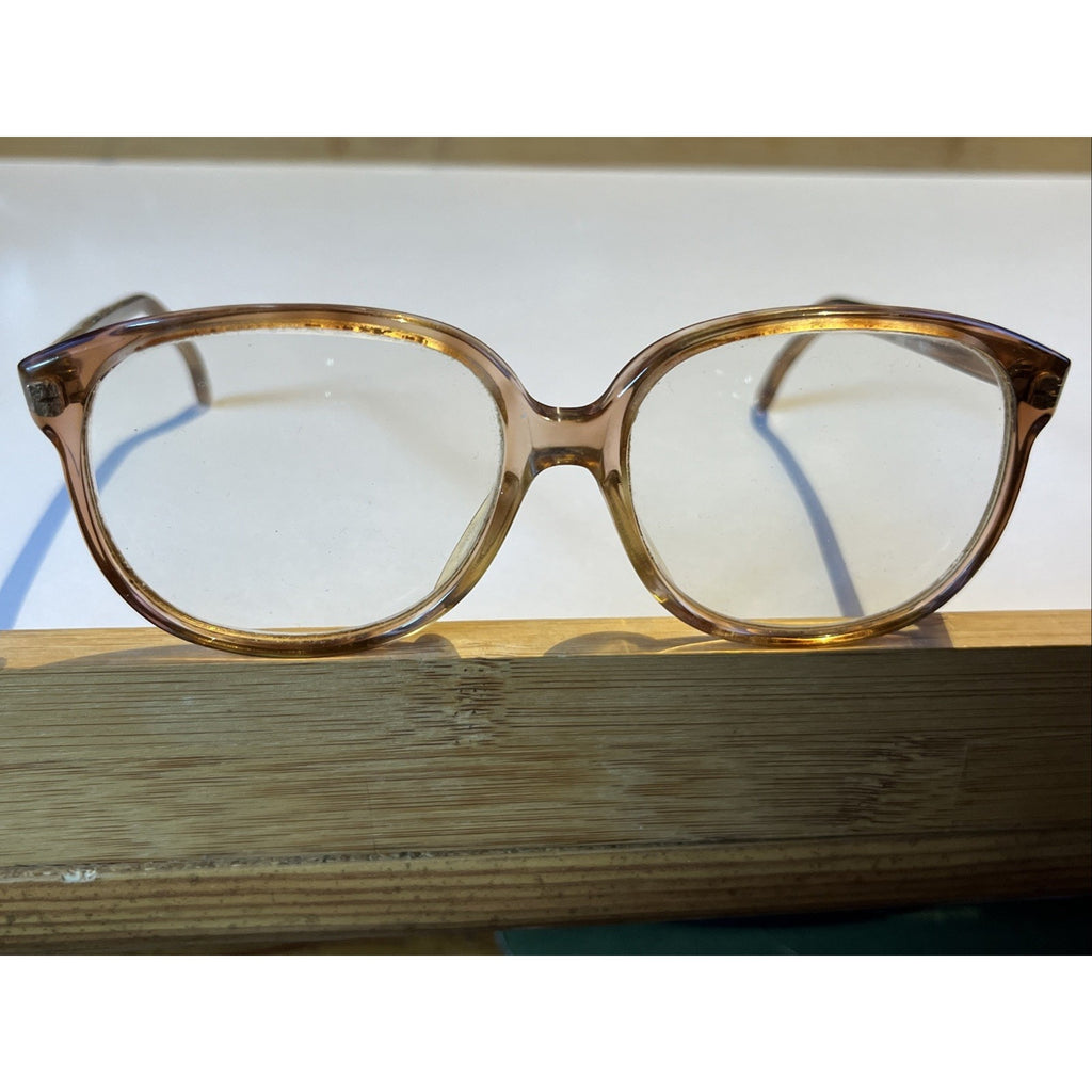 Vintage Foremost Eyeglasses 55-15-140 Made in USA Brown Tortoise Frames Only