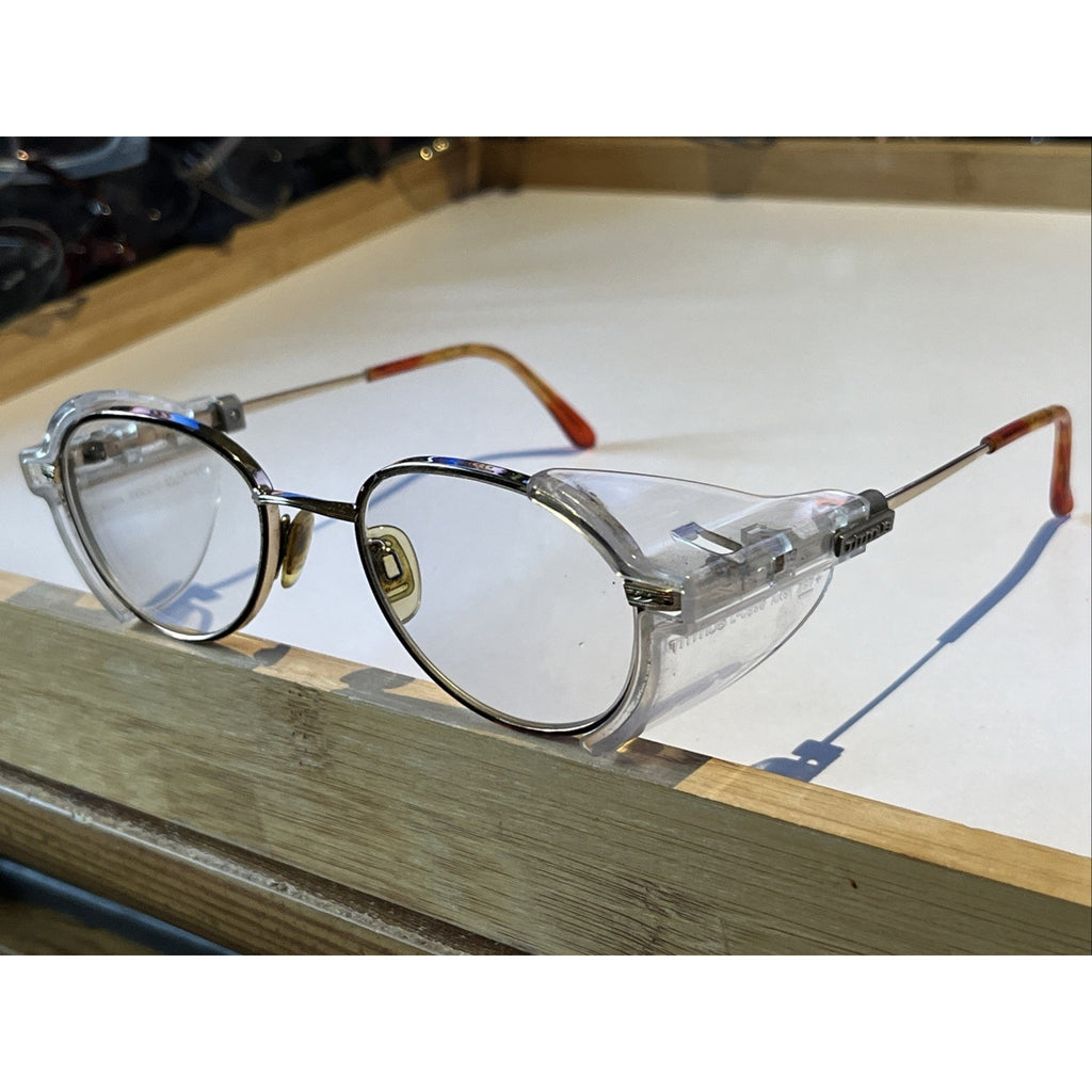 titmus Vintage Eyewear z87 tor cs96 Safety Eyeglasses 52-20 Metal Frames Only