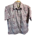 Tori Richard Vintage Men’s L Red Floral SS Button Down Cotton Hawaiian Shirt