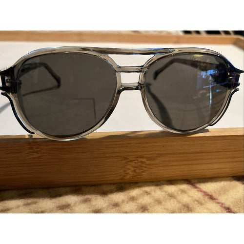 Aerosite Z87 Gray 5 3/4 Safety Glasses Side Shields Vintage Made In USA