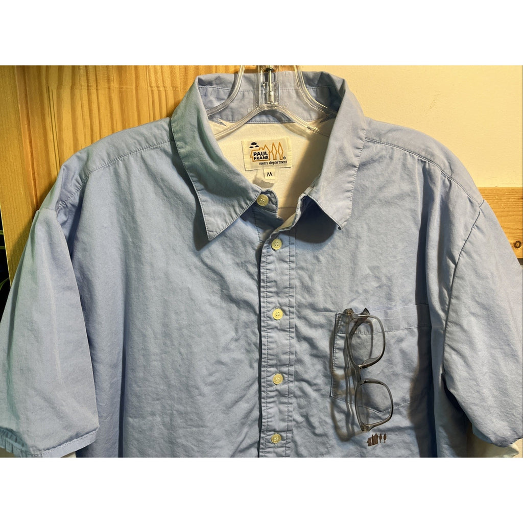 Vintage Paul Frank Men’s M Button Up Shirt Long Sleeve Button Up
