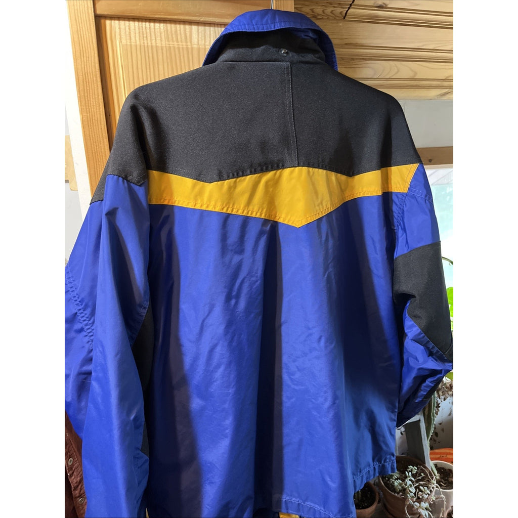 Columbia Mens M Blue Shell Jacket Ski Snow board Rain Winter Coat Boulder Ridge